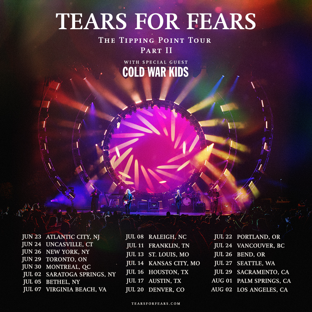 Tears for Fears to perform at SPAC