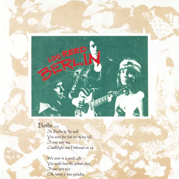 Lou Reed's Berlin Album Art
