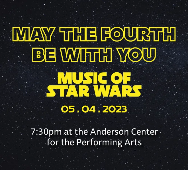 Star wars concert flyer