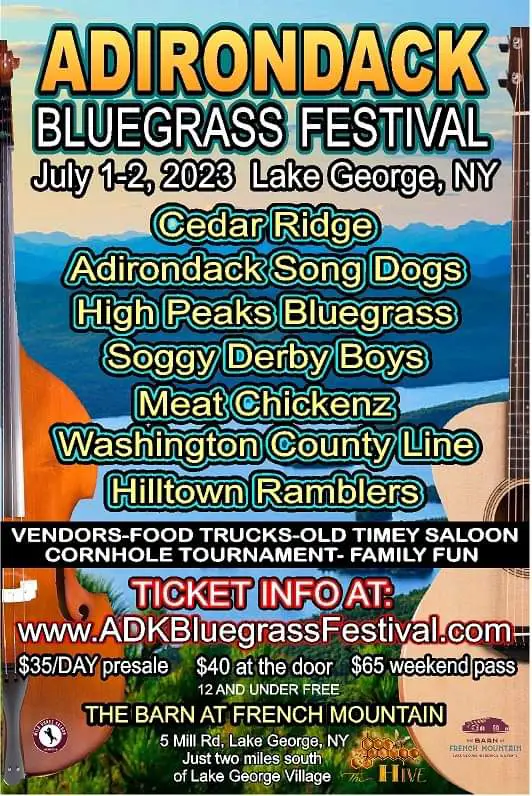 adirondack bluegrass festival lake george festival