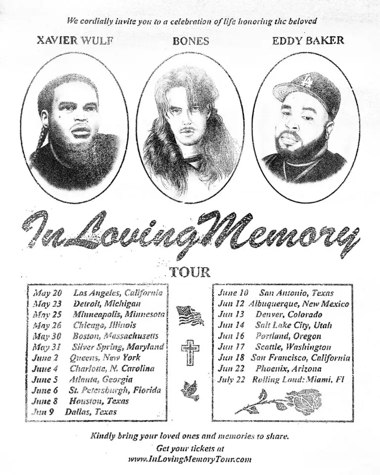 InLovingMemory Tour poster