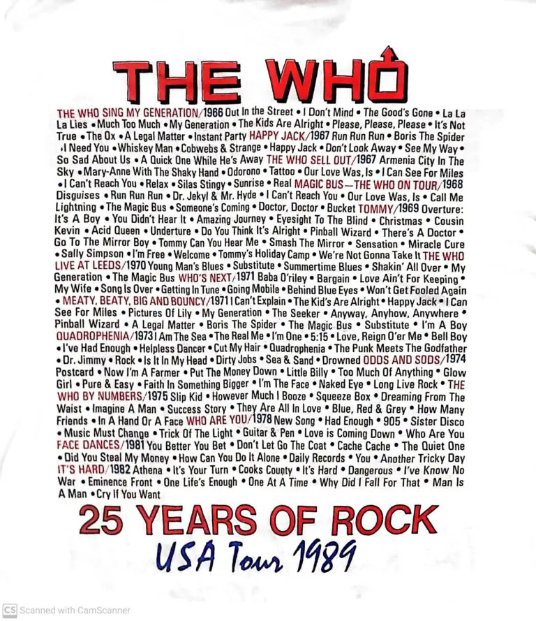 the who 1989