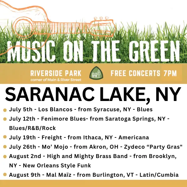 SL Music on the Green 6/11-8/10