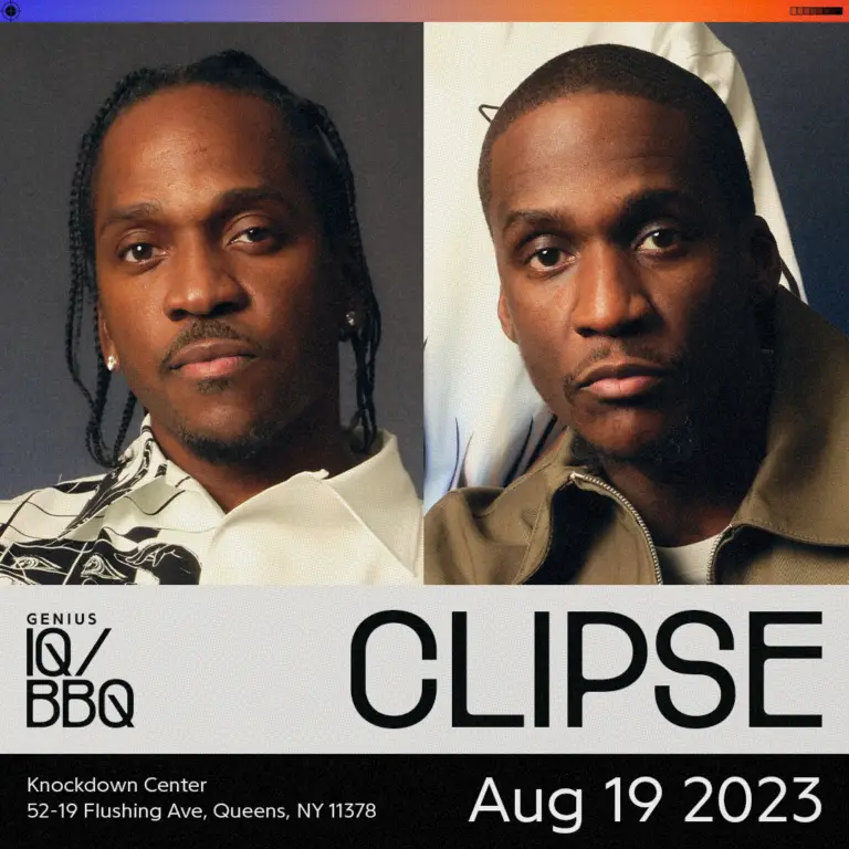 Clipse duo Pusha T and No Malice will be performing at Genius' IQ/BBQ