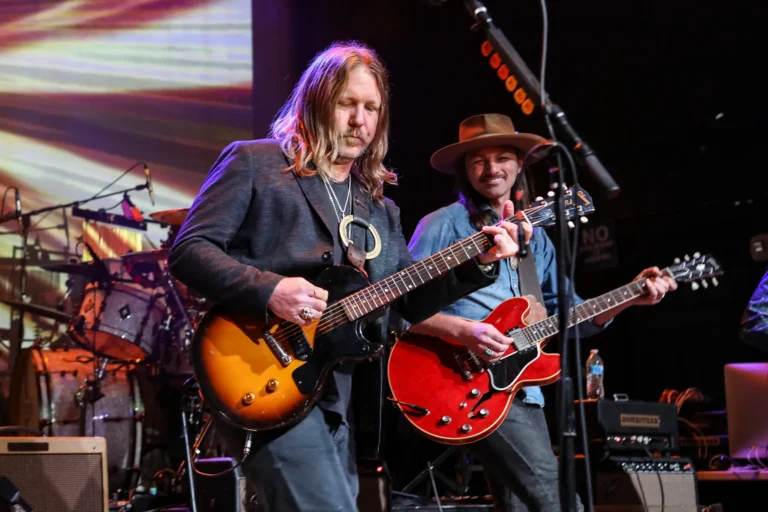 The Allman Betts band during their Fall 2023 Allman Betts Family Revival tour