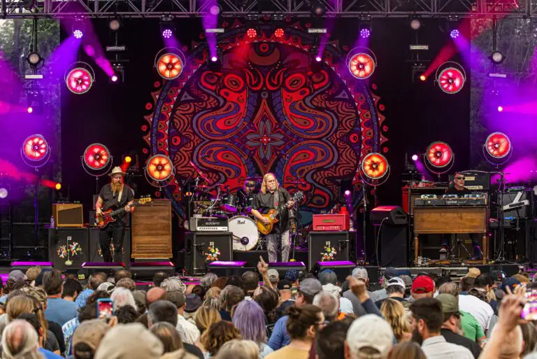Gov't Mule performs for a sold-out crowd at the Salvage Station in Asheville, North Carolina on June 3, 2022.