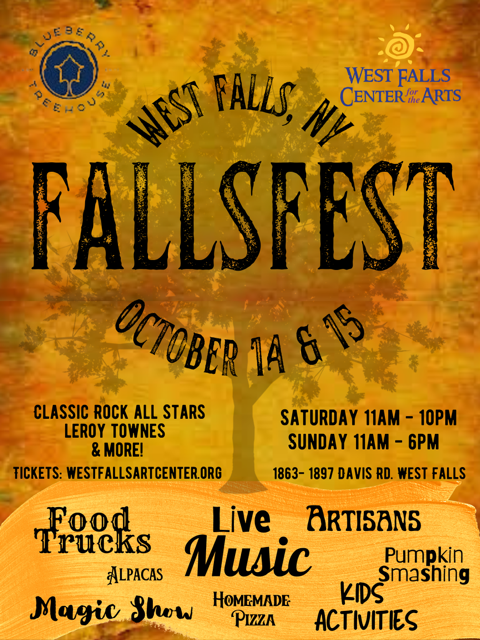 west falls center for the arts fallsfest
