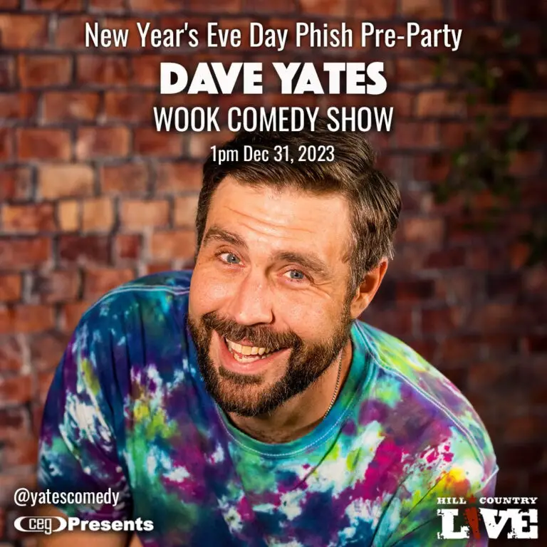 David Yates Wook Comedy Show Phish Pre-party Dec 31, 2023