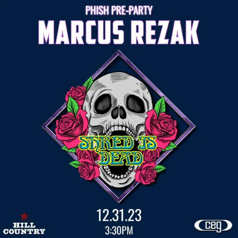 Marcus Rezak Shred Is Dead Phish Pre-party Dec 31 2023