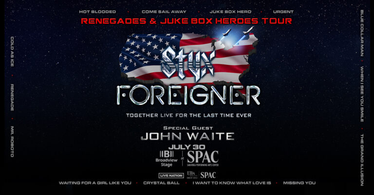 Styx/Foreigner Renegades & Juke Box Heroes Tour