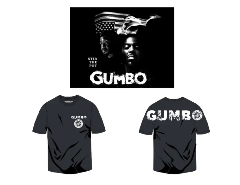Gumbo exclusive merch collab with Black Lives Matter Grassroots