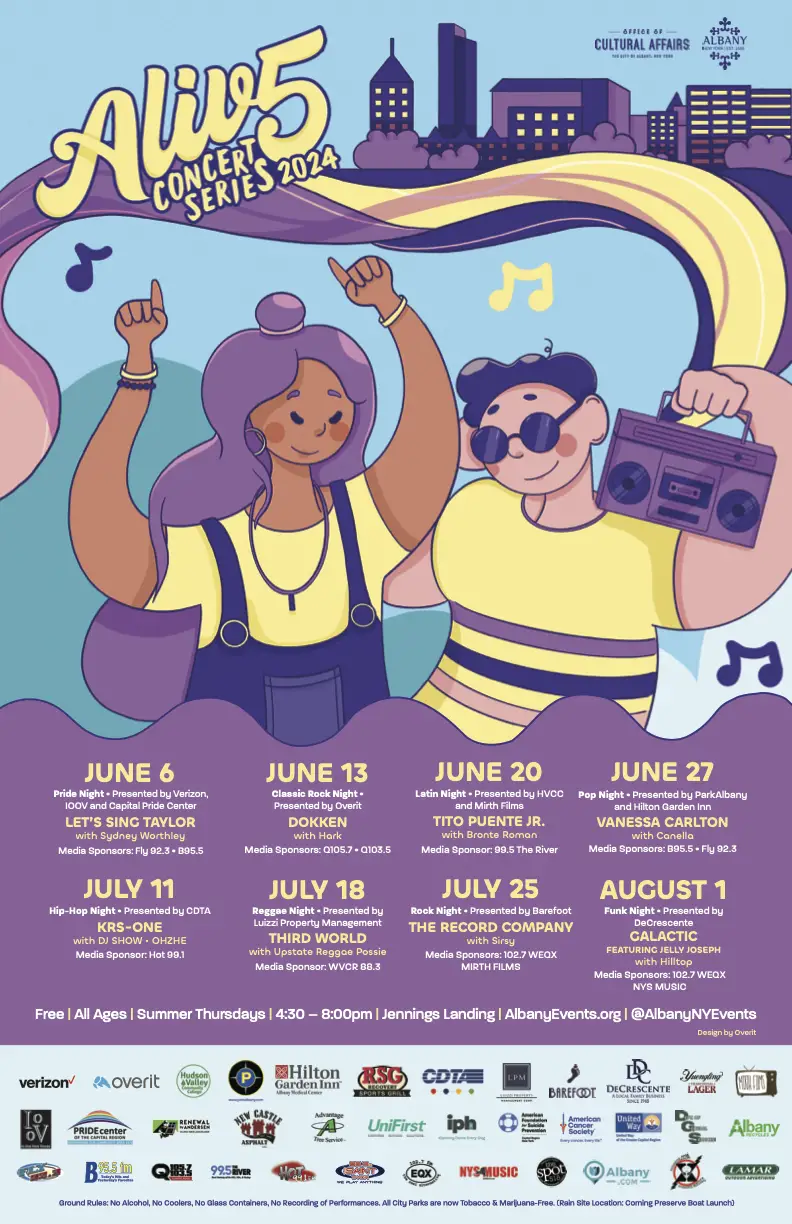 Alive at 5 Lineup Announced KRS One, Galactic, Dokken and More
