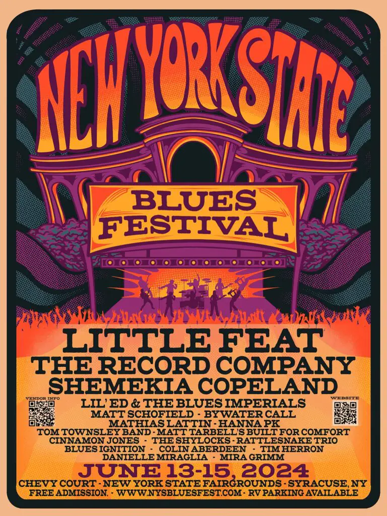 2024 NYS Blues Fest performers
