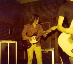 Castelli at 15 years old, playing a local gig