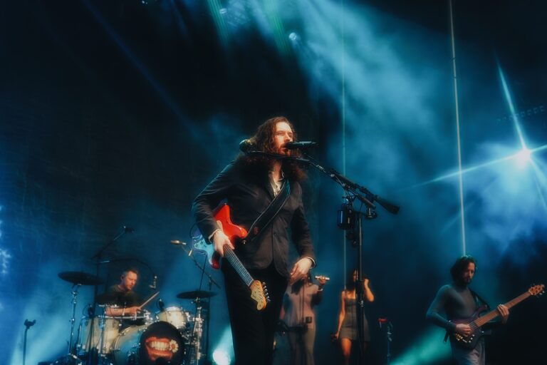 Hozier performing at Forest Hills Stadium in June 2024. Photo by Molly Higgins.