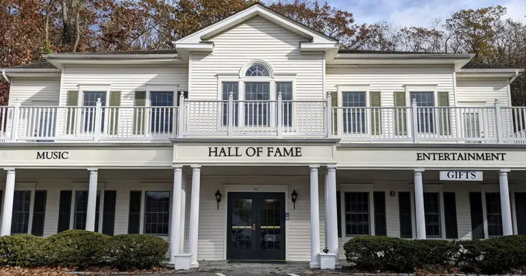 Exterior of the Long Island Music Hall of Fame