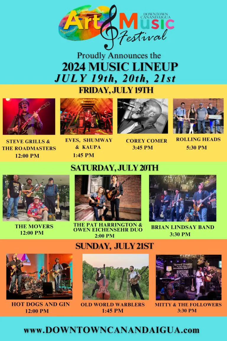 canandaigua art and music festival