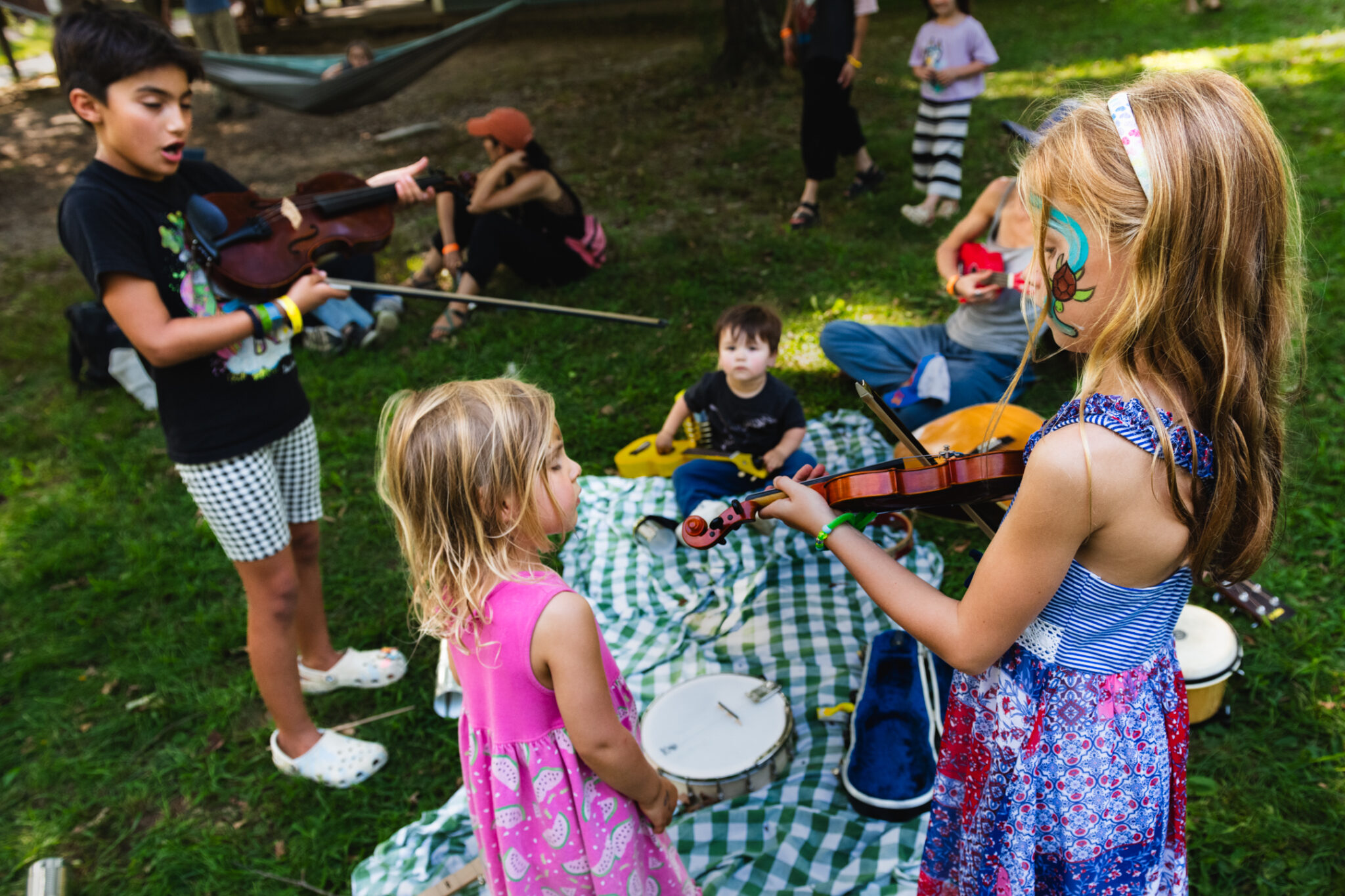 Summer Hoot Instrument Petting Zoo