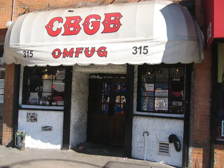 Outside of CBGB club