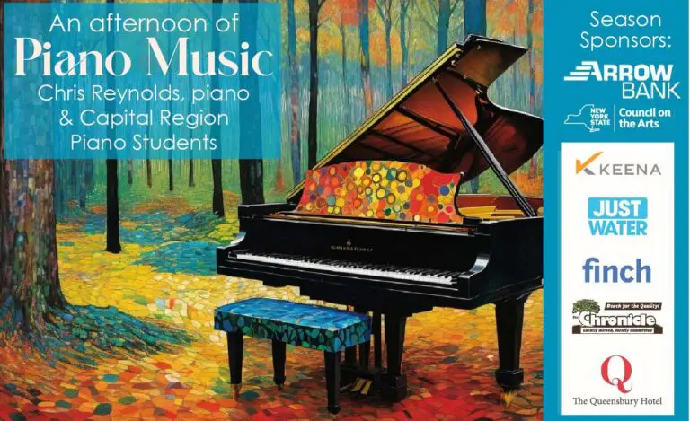 Official poster for "An Afternoon of Piano Music"
