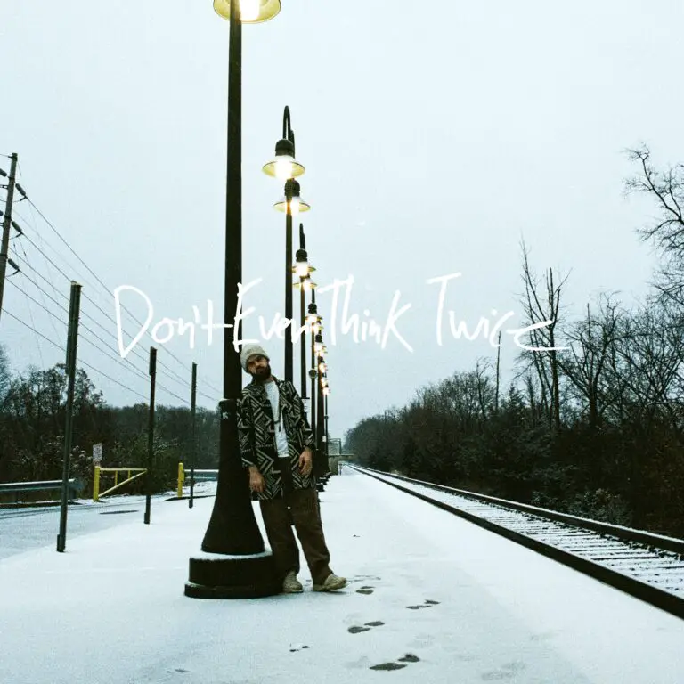 Official single art for "Don't Ever Think Twice" by Skinny Atlas