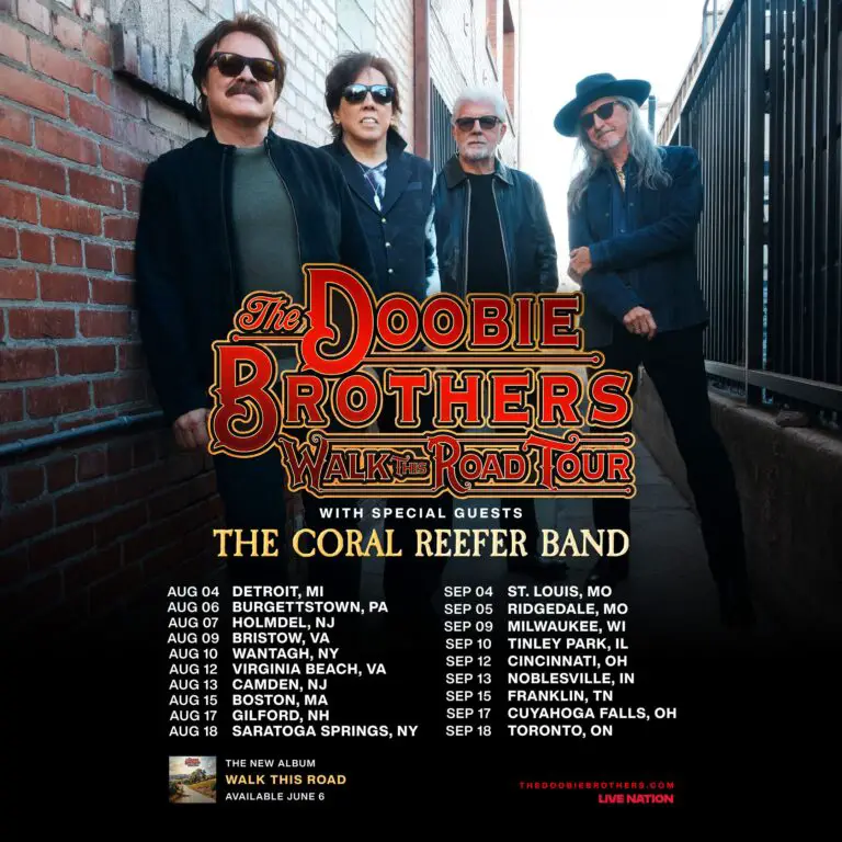 The Doobie Brothers Walk The Road Tour Poster