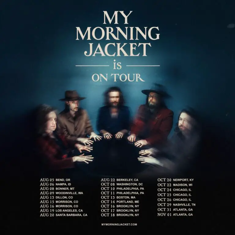 Official promotional poster for My Morning Jacket "is" On Tour