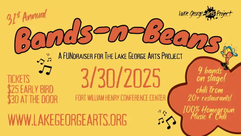 Official promotional poster for Bands N' Beans