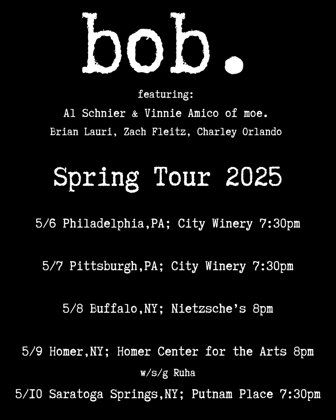 bob. tour