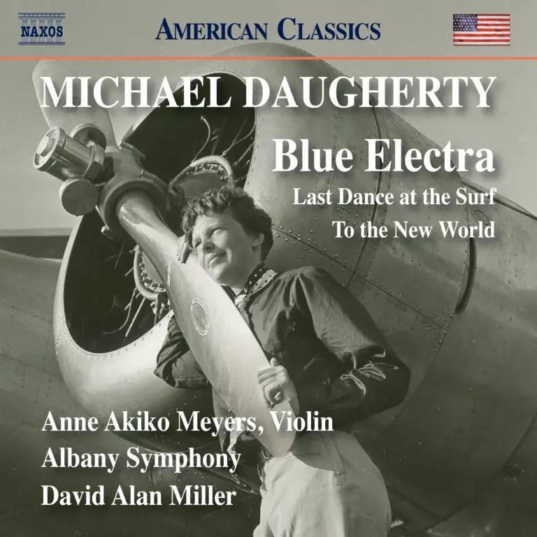 Official cover for "Blue Electra" courtesy of Naxos.