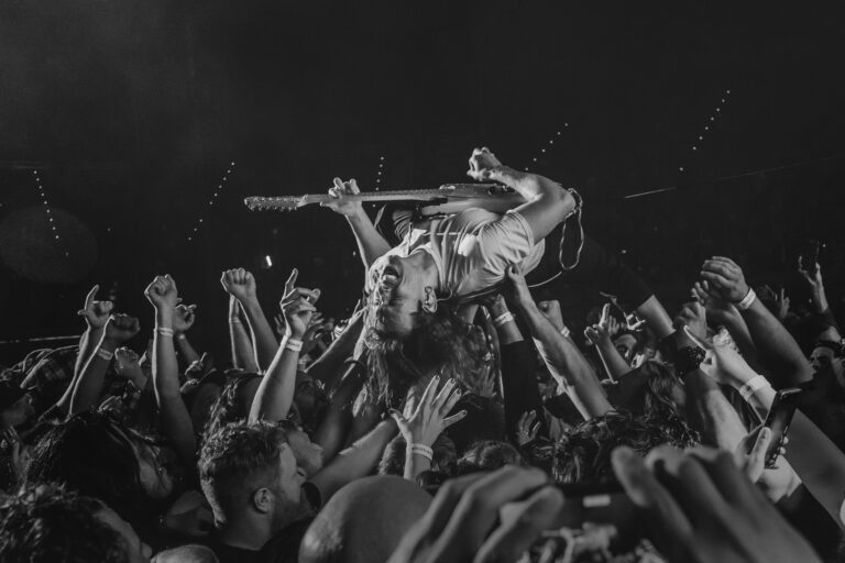 Idles member Lee Kiernan by Sacha Lecca. Photo courtesy of Rolling Stone and ARTECHOUSE NYC