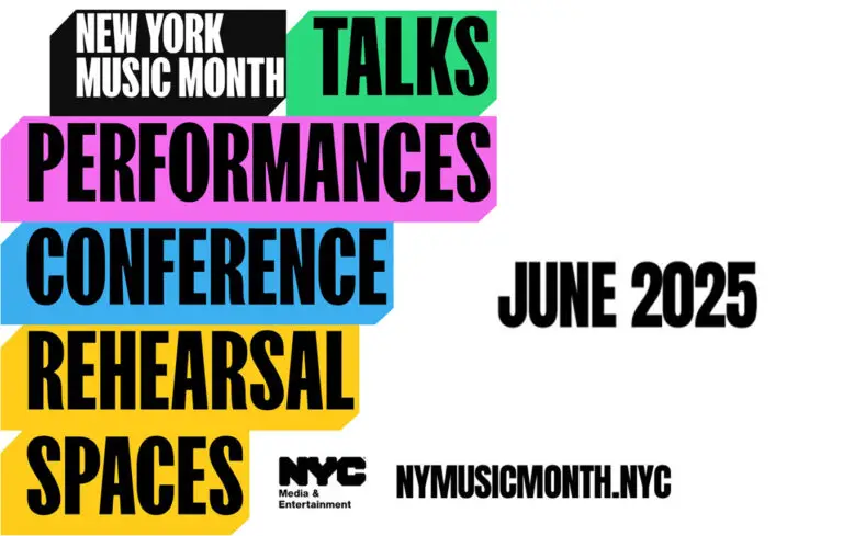 New York Music Month poster