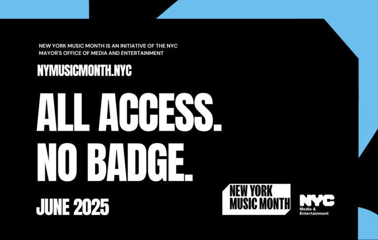 New York Music Month poster