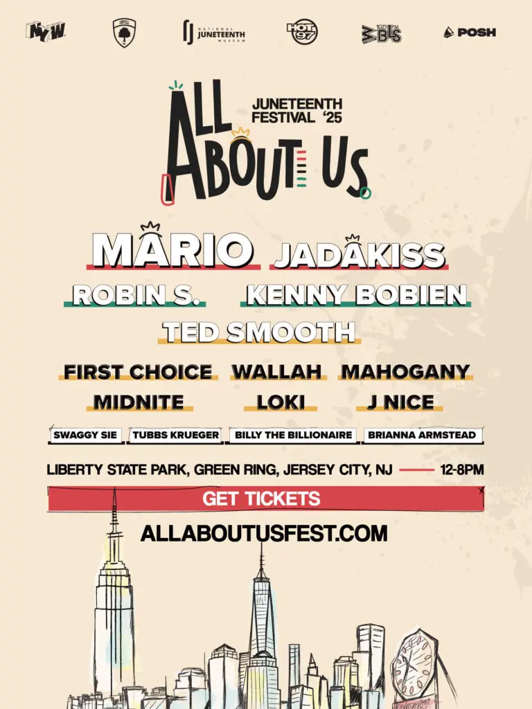 All About Us festival poster
