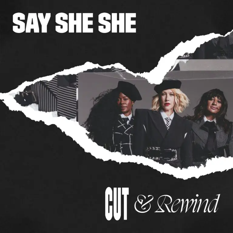 single cover art for cut & rewind by say she she
