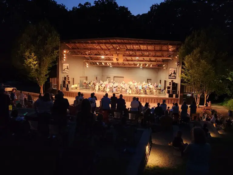 Guilderland Town Band playing at Guilderland Performing Arts Center (GPAC) at Tawasentha Park