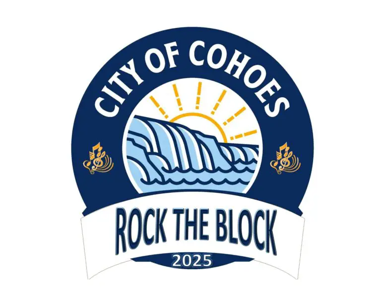 city of cohoes rock the block poster