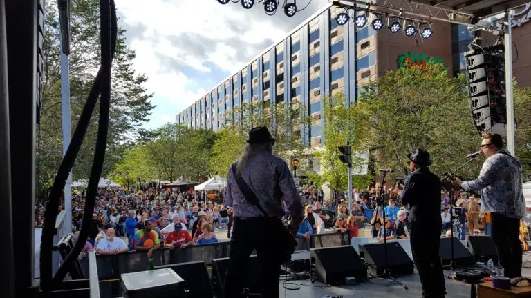 Performers at Niagara Falls Blues Festival