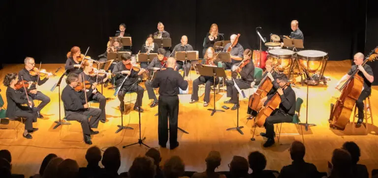 Lake Placid Sinfonietta performing on stage