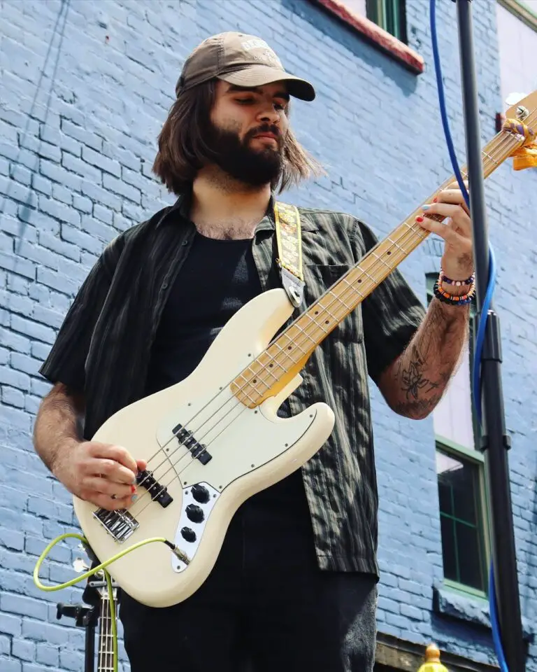 Guitarist at Broken World Music Festival