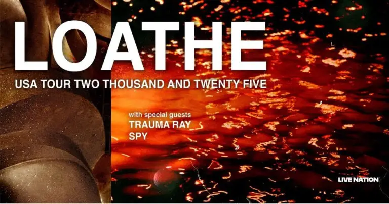 Loathe tour poster