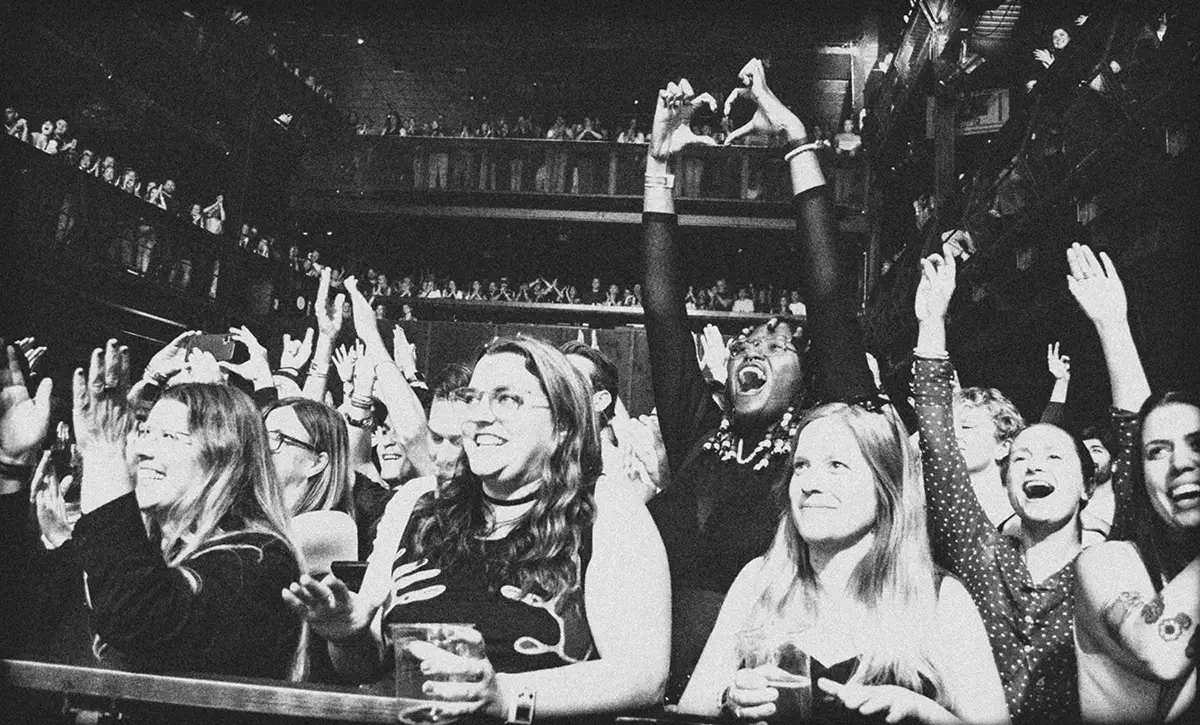 The Crowd watching Sam Fender at Terminal 5