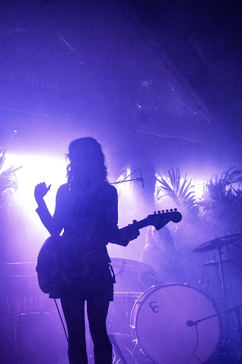maria somerville backlit on stage at the knockdown center in queens