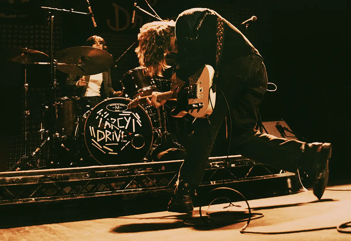 Lead singer and guitarist, Nick, from Arcy Drive at Webster Hall