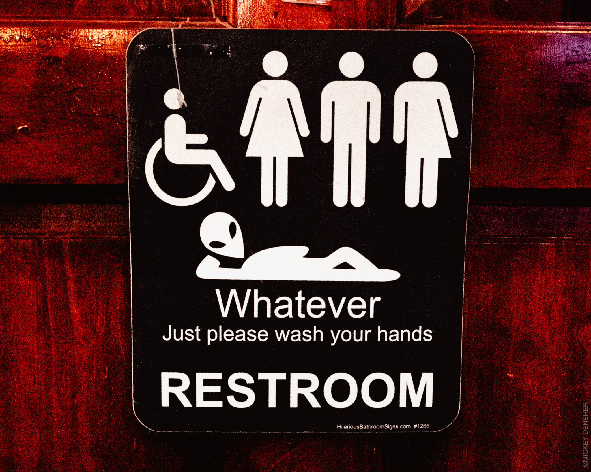 Funny bathroom sign