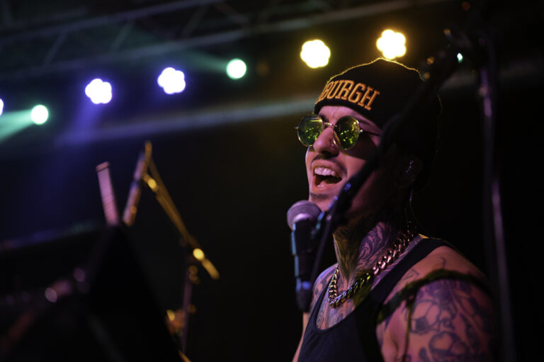 Marco Cirigliano on drums