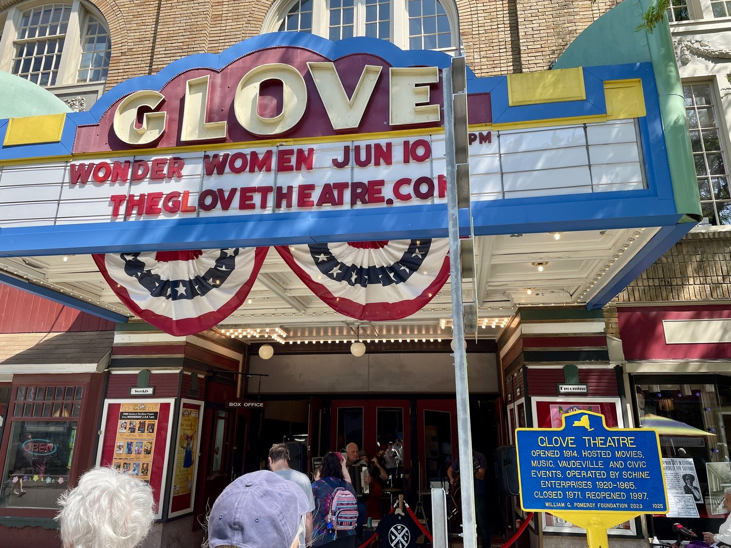 Exterior of The Glove Theatre