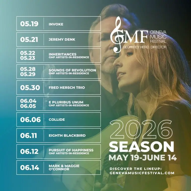 Geneva Music Festival 2026 Lineup poster image
