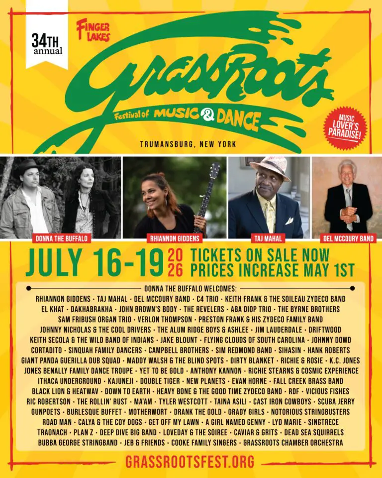 GrassRoots Festival 2026 flyer