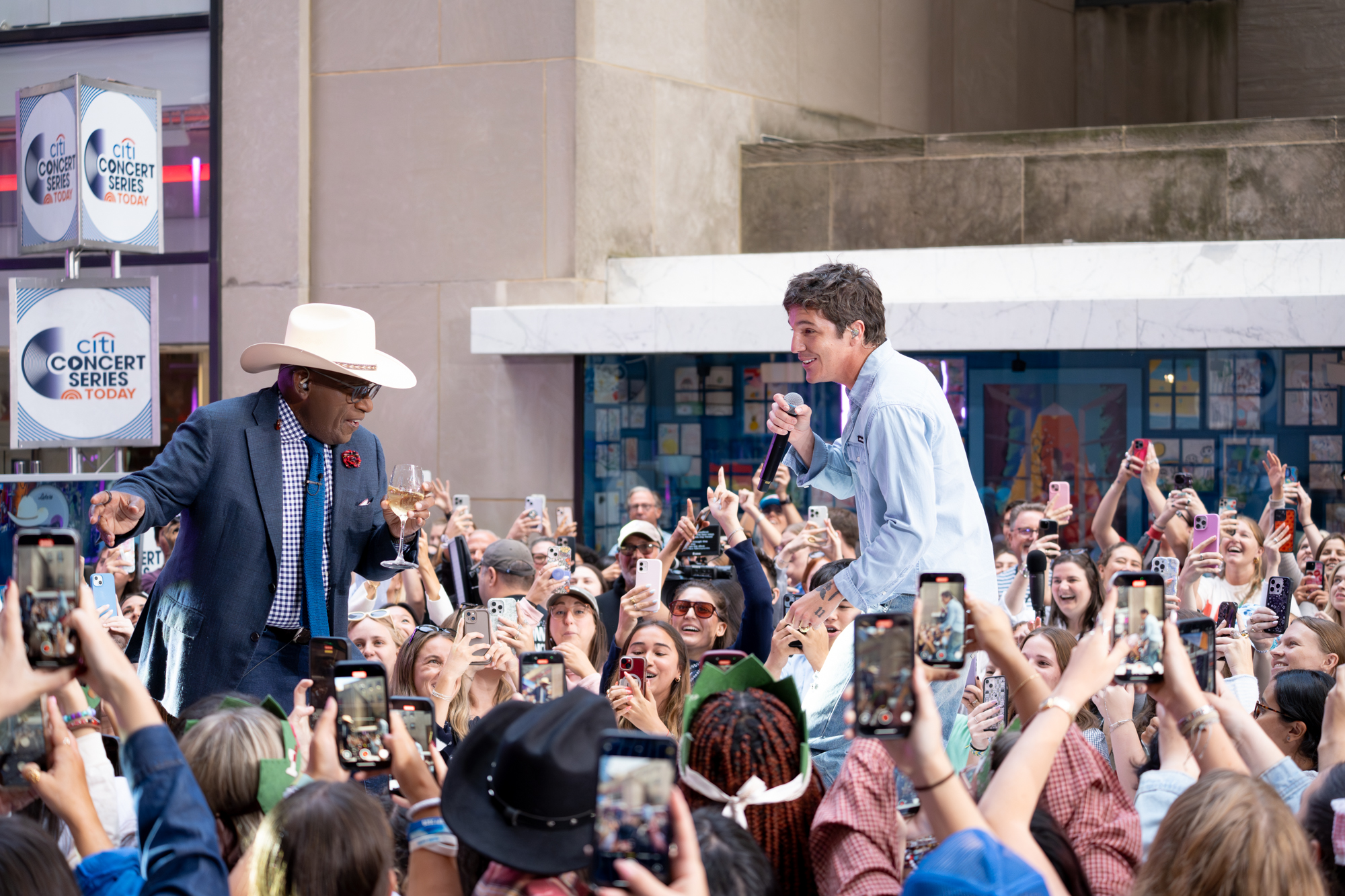 Role Model and Al Roker at Citi Concert Series.